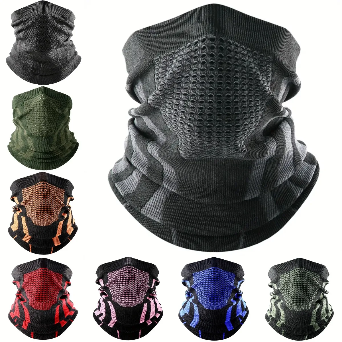 Sports Mask Breathable - Couleurs hiver respirant confortable thermique tricoté