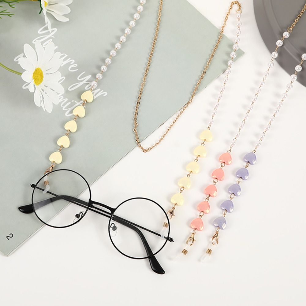 Mask Chain Holder - Chaîne de lunettes perlée tendance pour