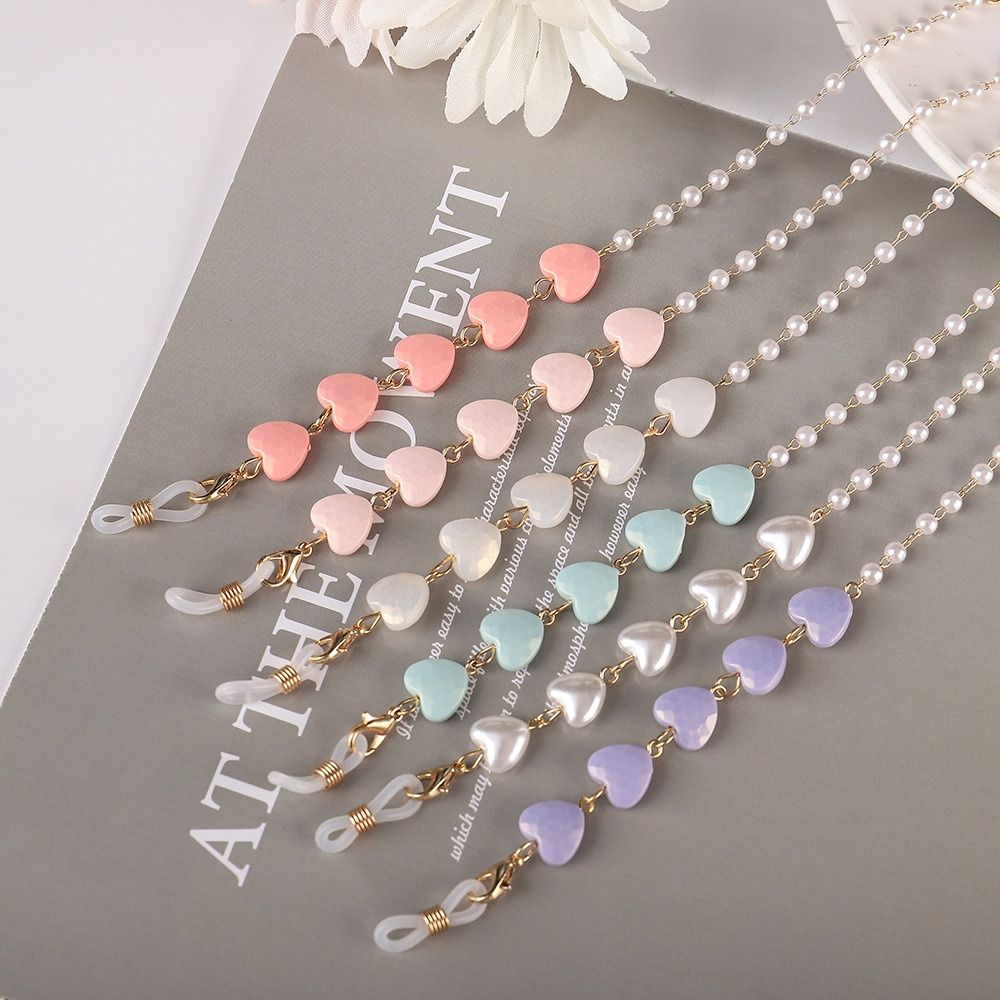 Chaîne de lunettes perlée tend - Mask Chain Holder avis et prix
