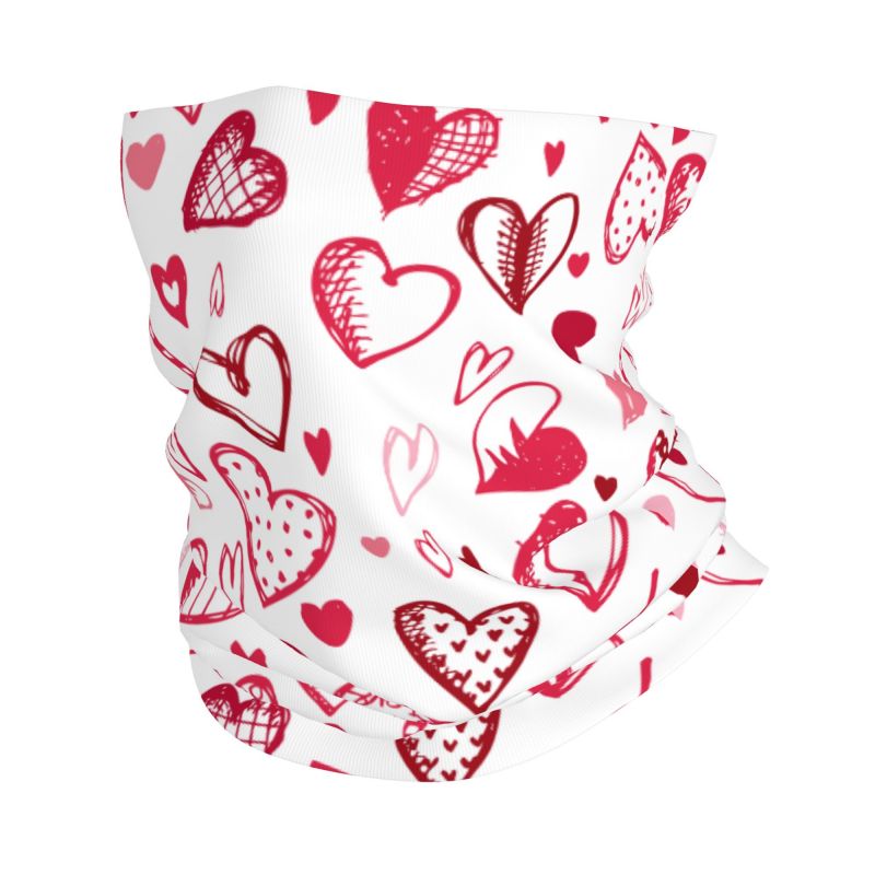 Cache-cou Bandana Cœur Rose Ro - Neck Gaiter Face Cover avis et prix