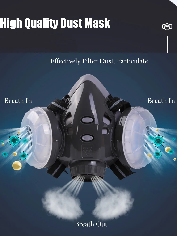 Demi-masque anti-poussière KN9 - Kn95 Respirator Mask avis et prix